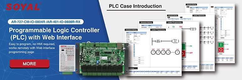 Programmable Logic Controller  (PLC) with Web Interface(圖)
