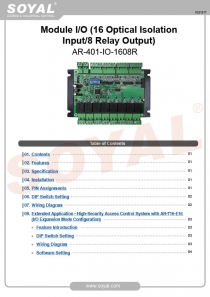 AR-401-IO-1608R Manual(圖)